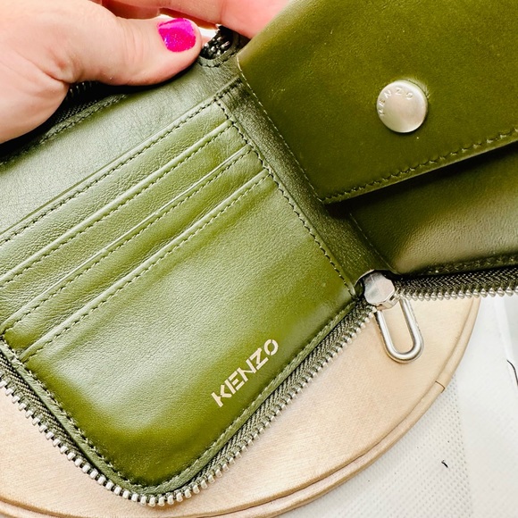 Kenzo Bags Nwt Unisex Kenzo Small Army Green Quilted Shell Nylon